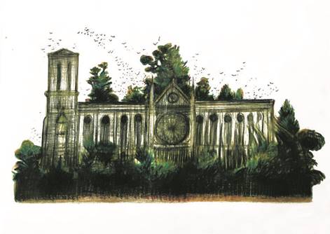 Une image contenant arbre, dessin, peinture, ciel
Description générée automatiquement